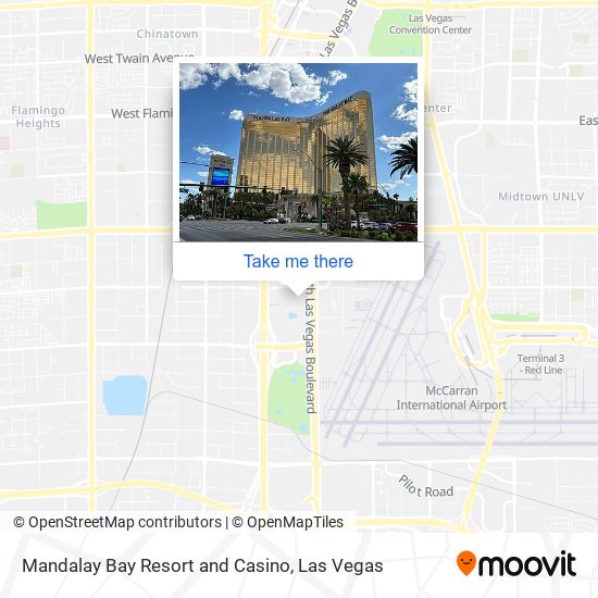 How to get to Nb Las Vegas at Luxor / Mandalay Bay in Paradise by Bus?