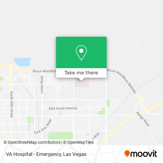 VA Hospital - Emergency map