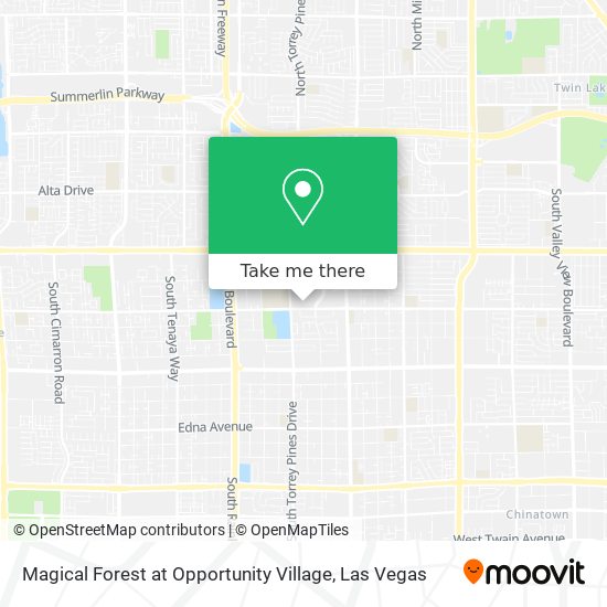 Magical Forest at Opportunity Village map