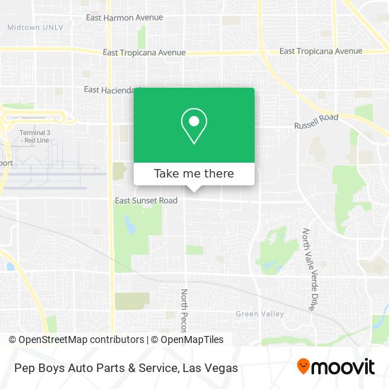 Pep Boys Auto Parts & Service map