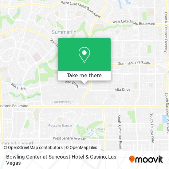 Mapa de Bowling Center at Suncoast Hotel & Casino