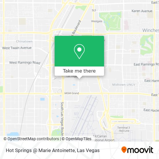 Hot Springs @ Marie Antoinette map