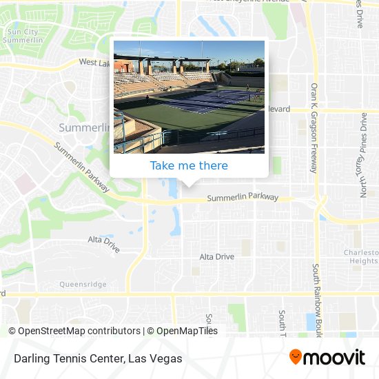 Darling Tennis Center map