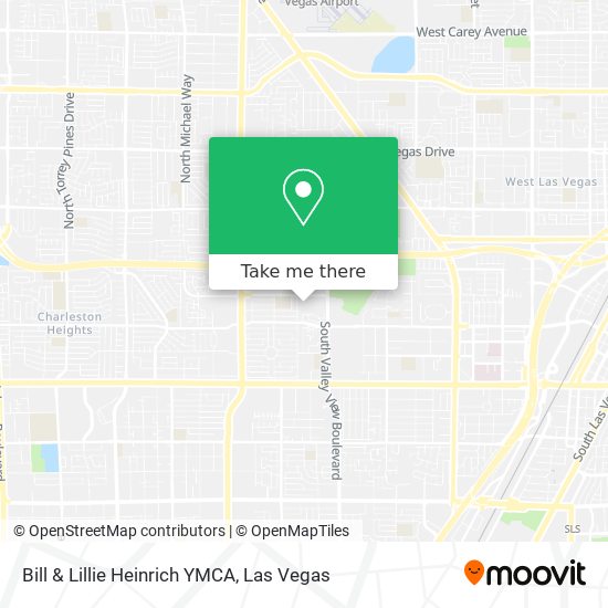 Bill & Lillie Heinrich YMCA map