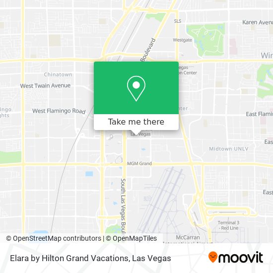 Elara Las Vegas Map How To Get To Elara By Hilton Grand Vacations In Paradise By Bus Or  Monorail?