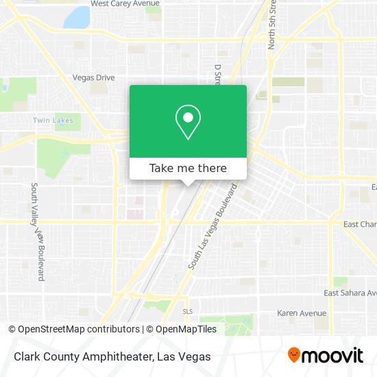 Mapa de Clark County Amphitheater
