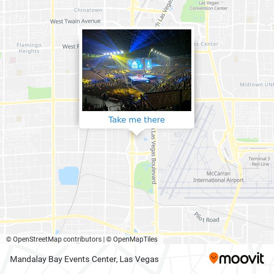 How to get to Mandalay Bay Resort and Casino in Paradise by Bus?