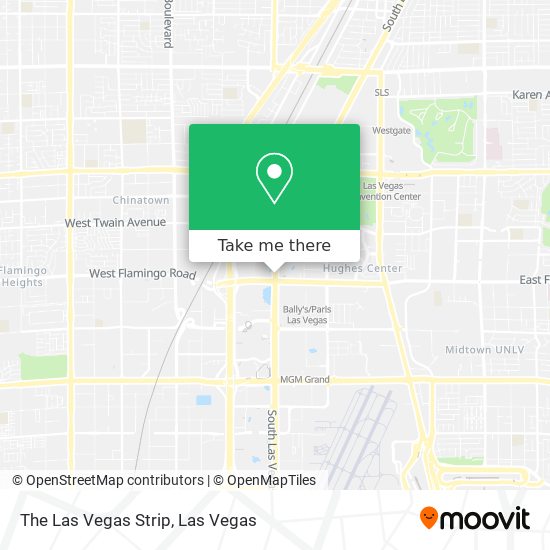 Mapa de The Las Vegas Strip