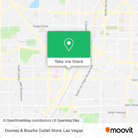 Dooney & Bourke Outlet Store map