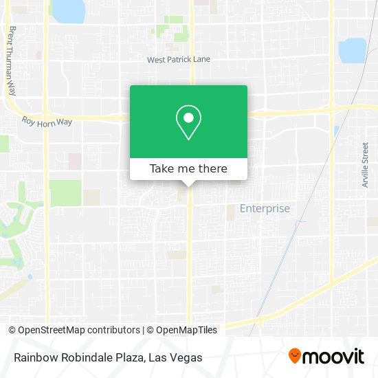Rainbow Robindale Plaza map