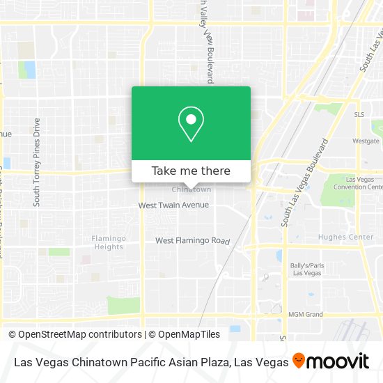 Las Vegas Chinatown Pacific Asian Plaza map