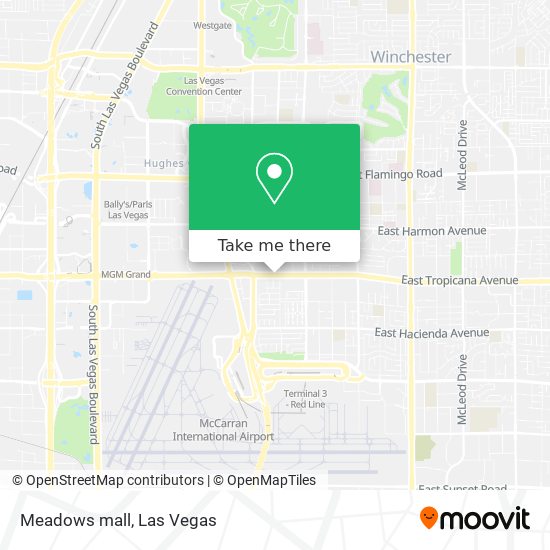 Meadows mall map