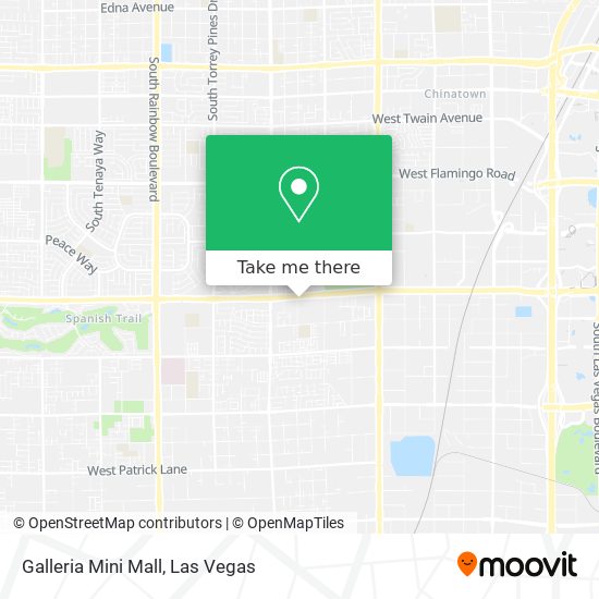 Galleria Mini Mall map