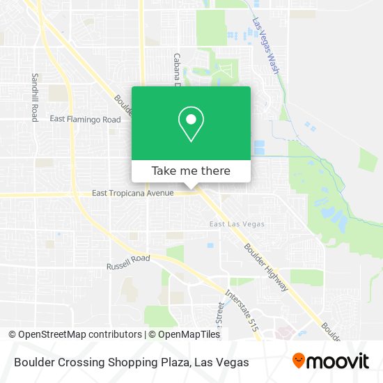 Boulder Crossing Shopping Plaza map