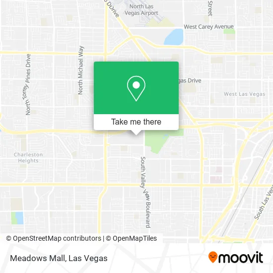 Meadows Mall map