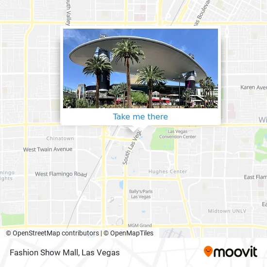 Fashion Show Mall Parking Map How To Get To Fashion Show Mall In Paradise By Bus?