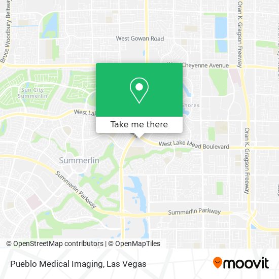 Pueblo Medical Imaging map