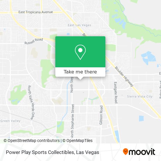 Mapa de Power Play Sports Collectibles
