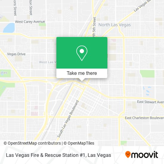 Mapa de Las Vegas Fire & Rescue Station #1