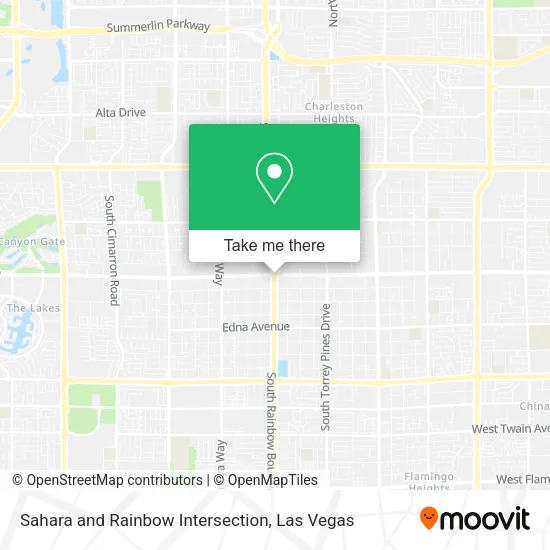Sahara and Rainbow Intersection map