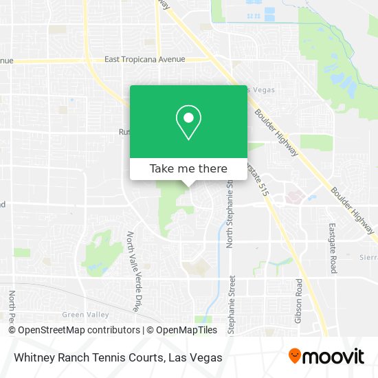 Mapa de Whitney Ranch Tennis Courts