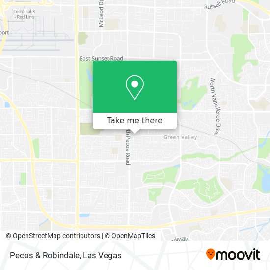 Mapa de Pecos & Robindale
