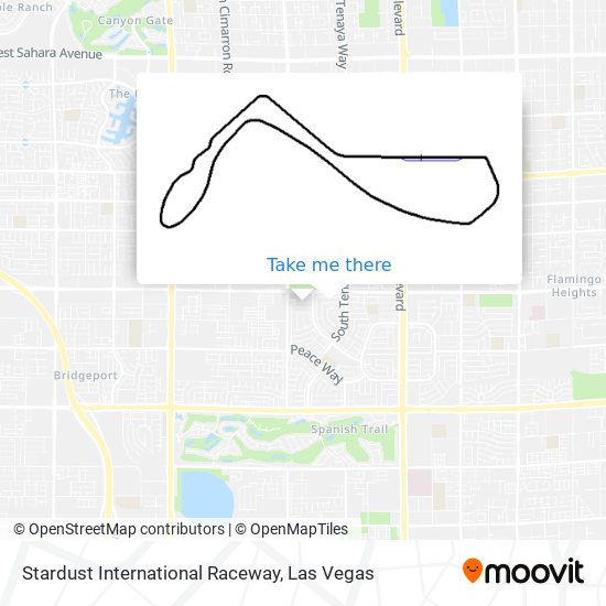 Mapa de Stardust International Raceway