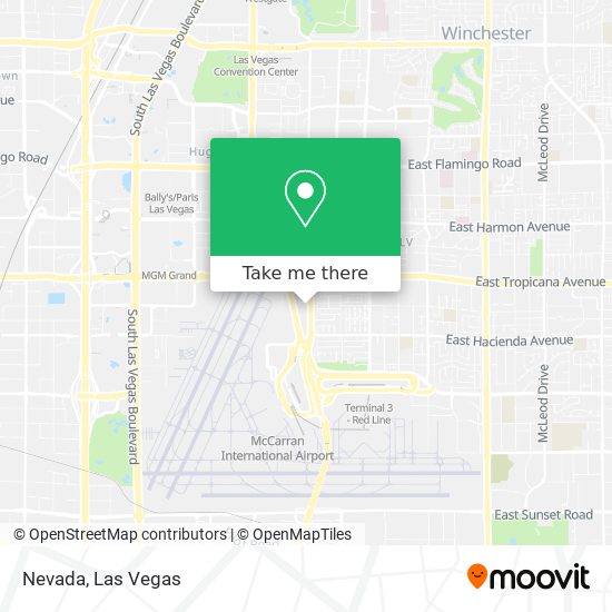 Mapa de Nevada
