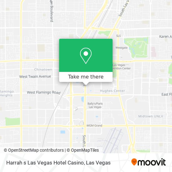 Harrah s Las Vegas Hotel Casino map