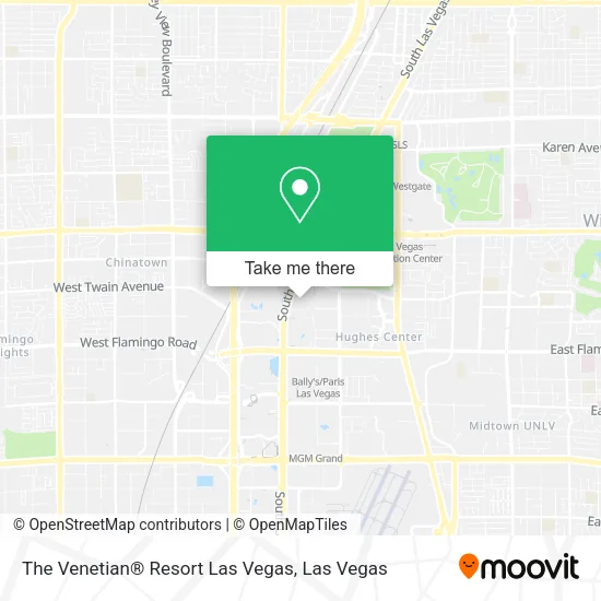 The Venetian® Resort Las Vegas map