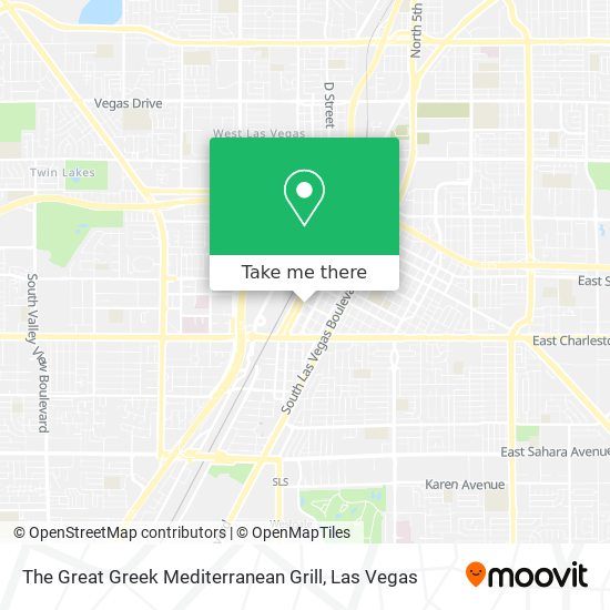 The Great Greek Mediterranean Grill map