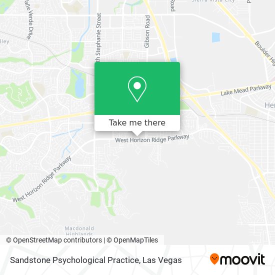 Sandstone Psychological Practice map