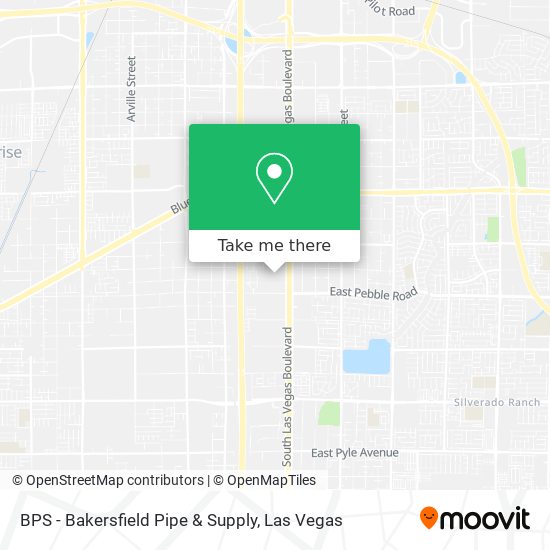 BPS - Bakersfield Pipe & Supply map