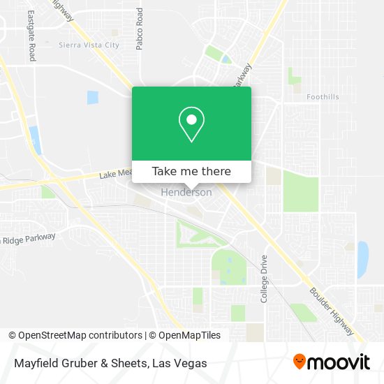 Mayfield Gruber & Sheets map