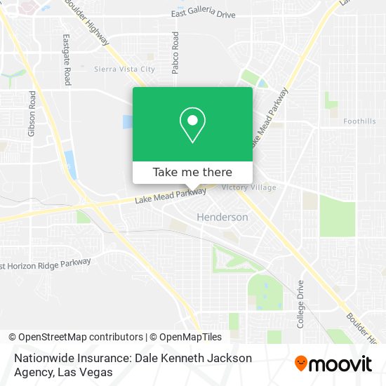 Nationwide Insurance: Dale Kenneth Jackson Agency map