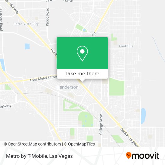 Mapa de Metro by T-Mobile
