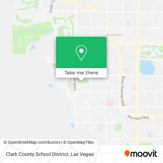 Mapa de Clark County School District