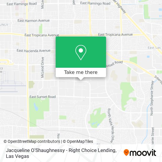 Jacqueline O'Shaughnessy - Right Choice Lending map