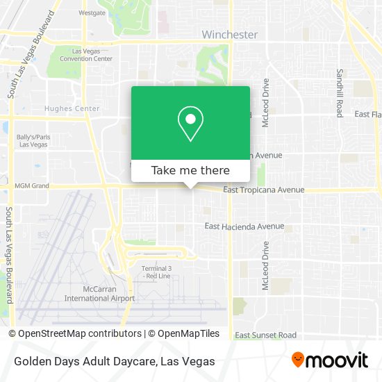 Golden Days Adult Daycare map