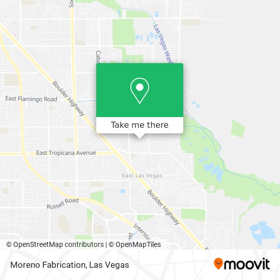 Moreno Fabrication map