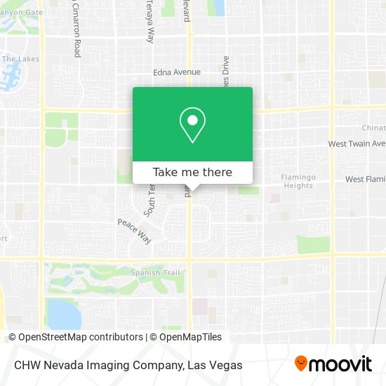 CHW Nevada Imaging Company map