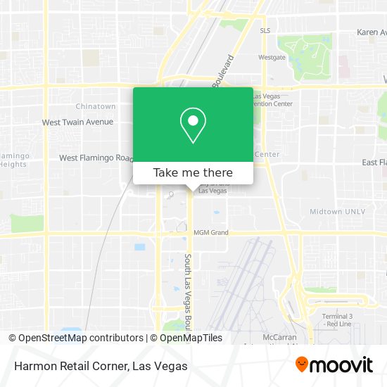 Harmon Retail Corner map