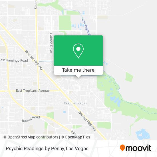 Mapa de Psychic Readings by Penny