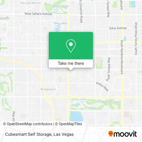 Cubesmart Self Storage map