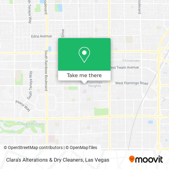 Clara's Alterations & Dry Cleaners map