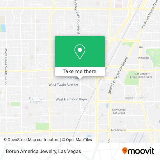 Borun America Jewelry map