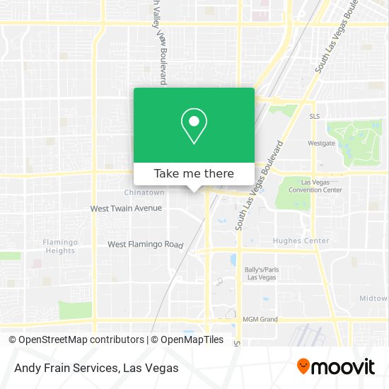 Andy Frain Services map