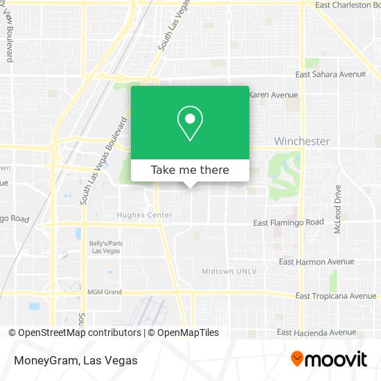 Mapa de MoneyGram
