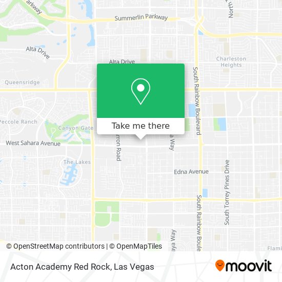 Acton Academy Red Rock map