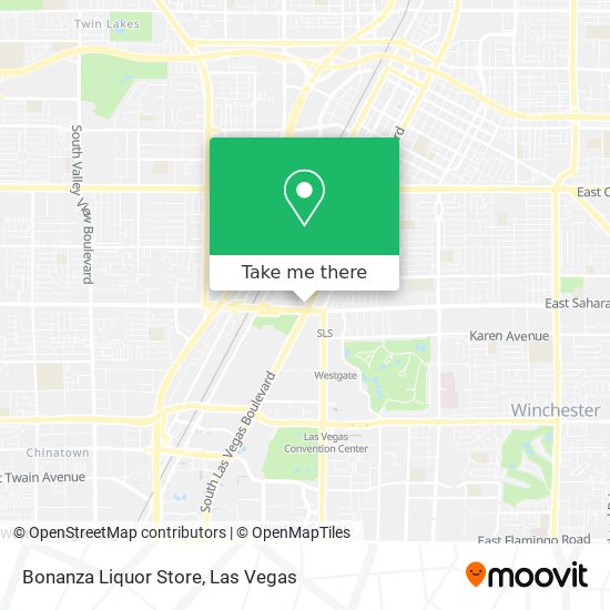 Bonanza Liquor Store map